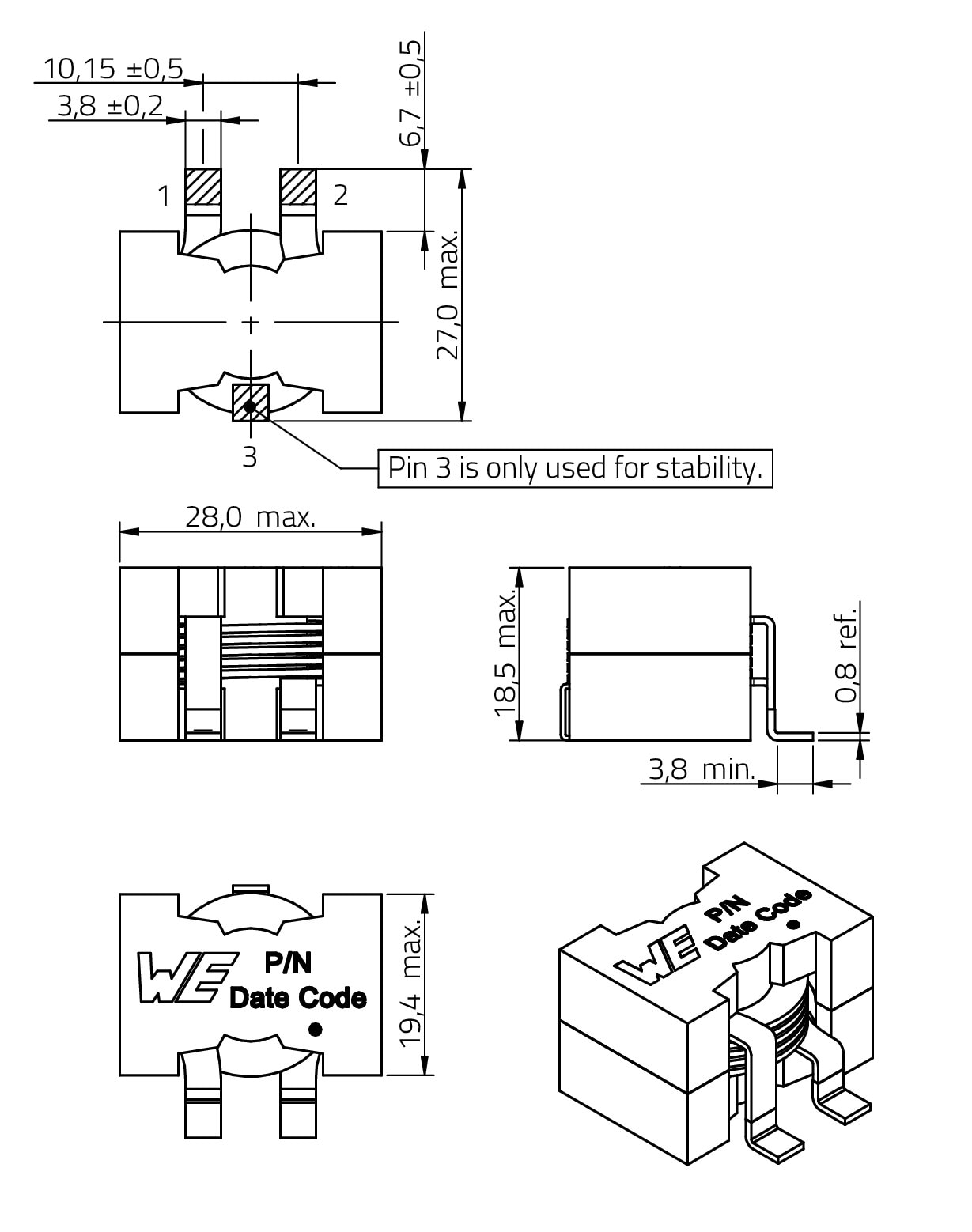 we-hcf-smt-high-current-inductor-passive-components-w-rth